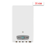 Կաթսա գազի կոնդեսացիոն երկկոնտուր, երկու ջերմափոխ, ծխատար BIASI Dina 35Kw